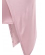 Asymmetrical Overlay Bodycon Dress - Light Pink 2xl